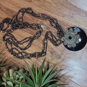 Coldwater Creek Sunburst Necklace